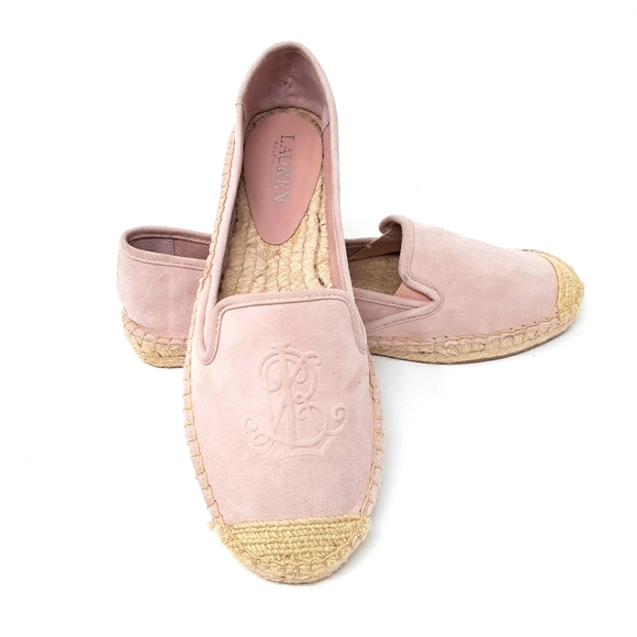 Lauren Ralph Lauren Shoes | Lauren by Alph Lauren Destini Suede Espadrille | Color: Pink | Size: 7.5 | Bossbandit's Closet